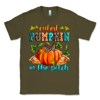 Army Green Cutest pumpkin in the patch Classic Tee - RanaPortraitStore