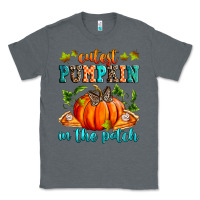 Charcoal Heather Cutest pumpkin in the patch Classic Tee - RanaPortraitStore