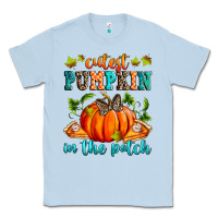 Dusty Blue Cutest pumpkin in the patch Classic Tee - RanaPortraitStore