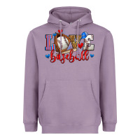 Lavender love baseball Heavyweight Hoodie - Zillion Design Studio
