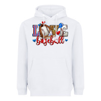White love baseball Heavyweight Hoodie - Zillion Design Studio
