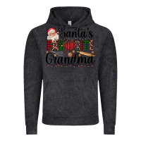 Vintage Black santa's favorite grandma Vintage Hoodie - AdoDesignShop