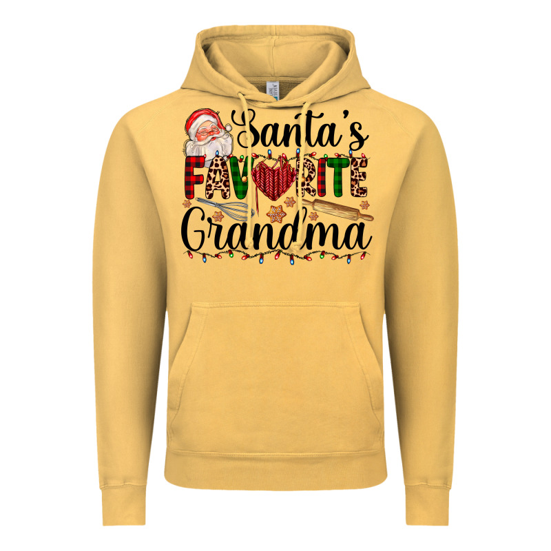 Santa's Favorite Grandma Vintage Hoodie by AdoDesignShop | Teevron