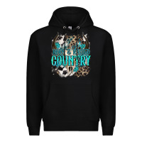 Black born  raised country Premium Hoodie - NancyCooperArtShop