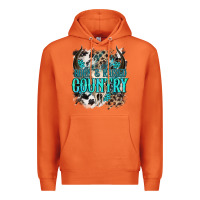 Carrot born  raised country Premium Hoodie - NancyCooperArtShop
