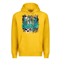 Lemon born  raised country Premium Hoodie - NancyCooperArtShop