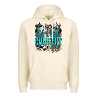 Sandshell born  raised country Premium Hoodie - NancyCooperArtShop