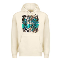 Tofu born  raised country Premium Hoodie - NancyCooperArtShop