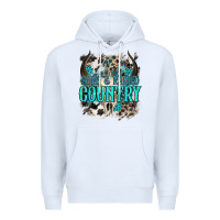 White born  raised country Premium Hoodie - NancyCooperArtShop