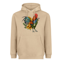 Mushroom rooster with sunflowers Heavyweight Hoodie - RanaPortraitStore