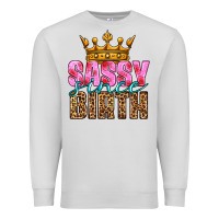 Dove Grey sassy since birth Premium Sweatshirt - HRA Design Shop