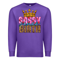 Purple sassy since birth Premium Sweatshirt - HRA Design Shop