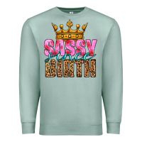 Seafoam sassy since birth Premium Sweatshirt - HRA Design Shop