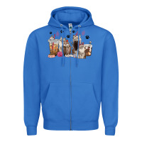 True Royal siberian cat coffee cups Zipper Hoodie - texasbilliewilder