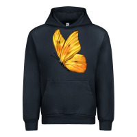 Navy Flying Cloudless Sulphur Butterfly Urban Hoodie - LillyAllenDesigns