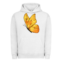Pigment Lunar Rock Flying Cloudless Sulphur Butterfly Urban Hoodie - LillyAllenDesigns