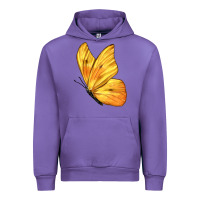 Tulip Flying Cloudless Sulphur Butterfly Urban Hoodie - LillyAllenDesigns