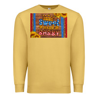 Antique Gold usa sweet and sassy skinny metal can holder Premium Sweatshirt - HRA Design Shop
