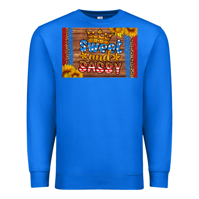 Usa Sweet And Sassy Skinny Metal Can Holder Premium Sweatshirt by HRA Design Shop | Teevron