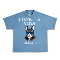 Pebble Blue Livin' la vida Frenchie Urban Heavy Tee - Bettercallsaul