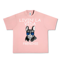 Salmon Livin' la vida Frenchie Urban Heavy Tee - Bettercallsaul