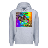 Heather Grey lgbtq pride Premium Hoodie - AdoDesignShop