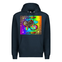 Navy lgbtq pride Premium Hoodie - AdoDesignShop