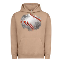 Pigment Burro leopard baseball patch Urban Hoodie - Jasminsmagicworld