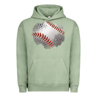 Pigment Oil Green leopard baseball patch Urban Hoodie - Jasminsmagicworld