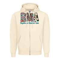 Sandshell rma registered medical aide Zipper Hoodie - Zillion Design Studio