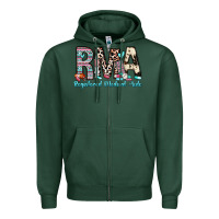 Sports Green rma registered medical aide Zipper Hoodie - Zillion Design Studio