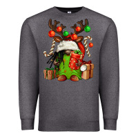 Charcoal Heather christmas afro gnomes Premium Sweatshirt - FaDigitalArtStudio