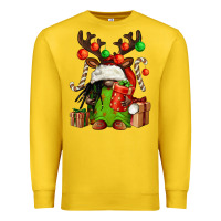 Lemon christmas afro gnomes Premium Sweatshirt - FaDigitalArtStudio