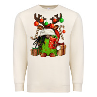 Sandshell christmas afro gnomes Premium Sweatshirt - FaDigitalArtStudio