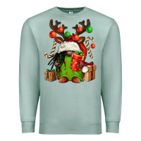 Seafoam christmas afro gnomes Premium Sweatshirt - FaDigitalArtStudio