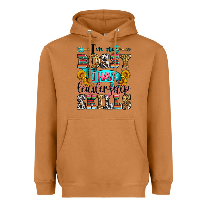 I'm Not Bossy I Have Leadership Skills Heavyweight Hoodie by Zillion Design Studio | Teevron