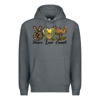 Rock peace love camel Premium Hoodie - LillyAllenDesigns