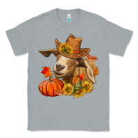 Heather Grey Fall Goat Classic Tee - RanaPortraitStore