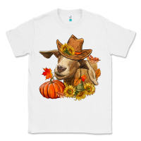 White Fall Goat Classic Tee - RanaPortraitStore
