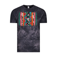Cloud Black easter spring floral brushstroke Vintage Tee - Artiststas