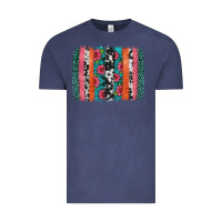 Vintage Denim easter spring floral brushstroke Vintage Tee - Artiststas
