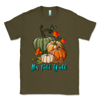 Army Green Happy Fall Y'all Pumpkins Classic Tee - RanaPortraitStore