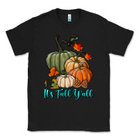 Black Happy Fall Y'all Pumpkins Classic Tee - RanaPortraitStore