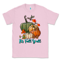 Bubblegum Pink Happy Fall Y'all Pumpkins Classic Tee - RanaPortraitStore