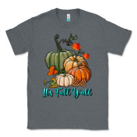 Charcoal Heather Happy Fall Y'all Pumpkins Classic Tee - RanaPortraitStore