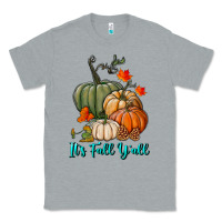 Heather Grey Happy Fall Y'all Pumpkins Classic Tee - RanaPortraitStore