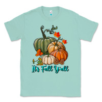 Seafoam Happy Fall Y'all Pumpkins Classic Tee - RanaPortraitStore