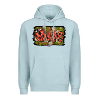 Blue Mist ladybug one background Premium Hoodie - BarkalooDesign