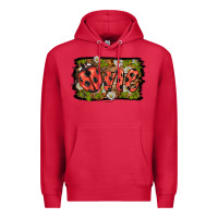 Cardinal ladybug one background Premium Hoodie - BarkalooDesign