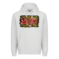 Dove Grey ladybug one background Premium Hoodie - BarkalooDesign